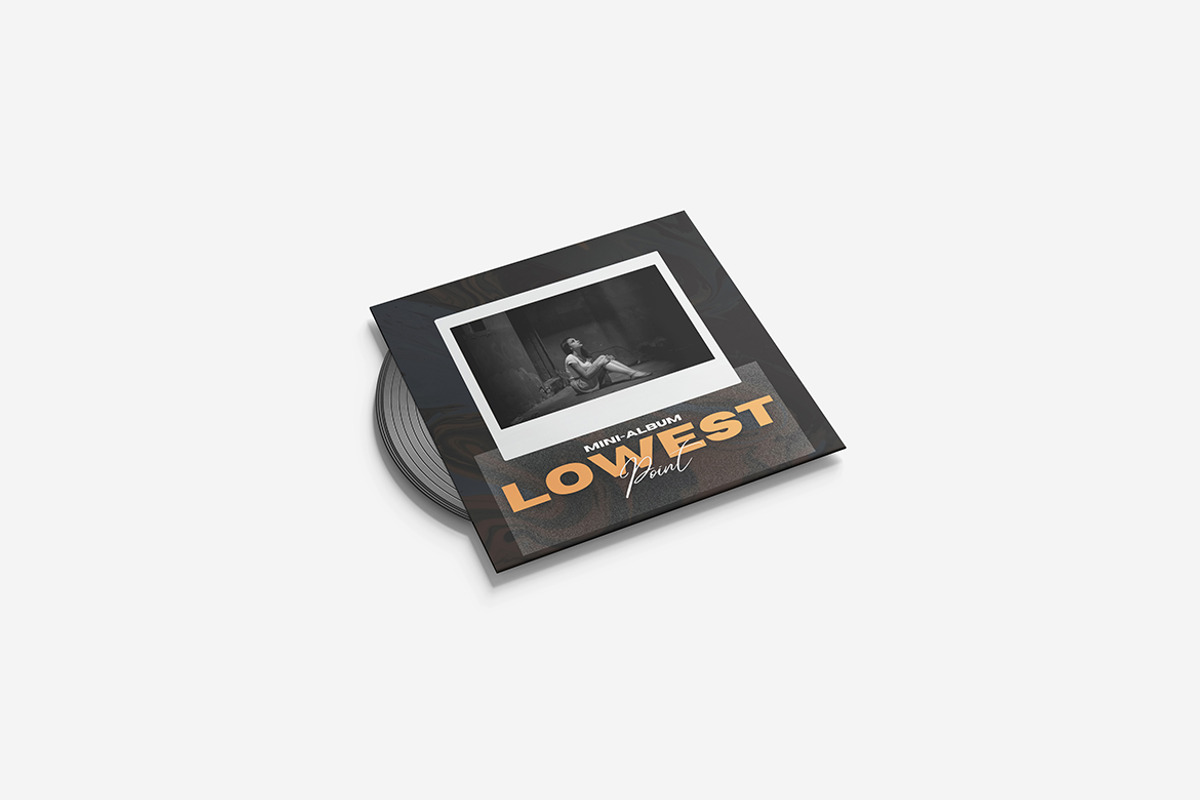 Vinyl Record Mockup, a Product Mockup by MrLetters (Photo 4 of 5)