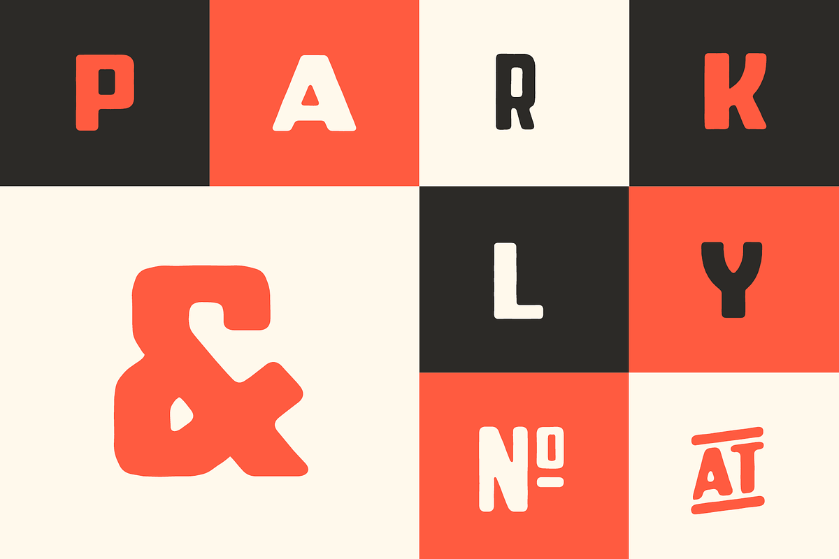 Parkly — Vintage display sans, a Sans Serif Font by SimpleBits® (Photo 5 of 5)