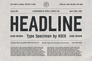 Alderwood, a Sans Serif Font by Hustle Supply Co. (Thumbnail 8 of 8)