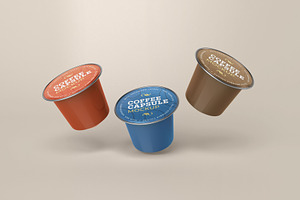 Coffee Capsule Mockup Packaging