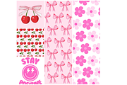 5 Preppy Pink Girly Phone Wallpapers, a Wallpaper Graphic by SweetDesigncraft (Thumbnail 2 of 3)
