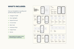 Instagram Visual Planner Template