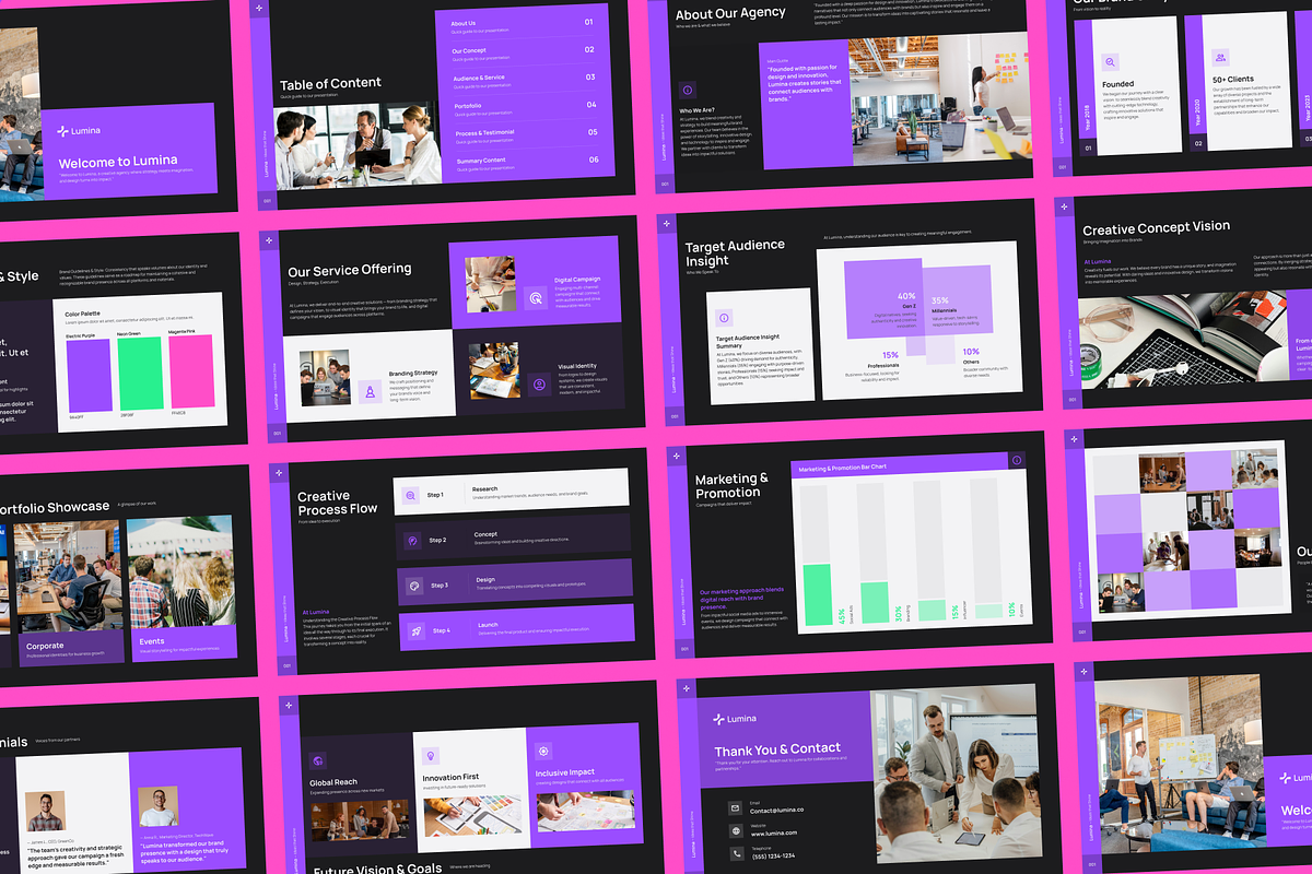 Lumina-Creative Agency Presentation preview 4