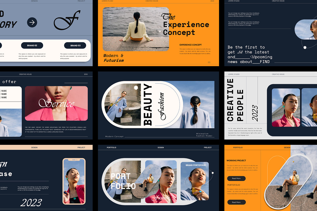 Modern Beauty Powerpoint Template, a Presentation Template by Meliora Studio (Photo 1 of 8)