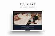 WIX Website Template, a Wix Template by CreatedbyVision LLC (Thumbnail 1 of 2)