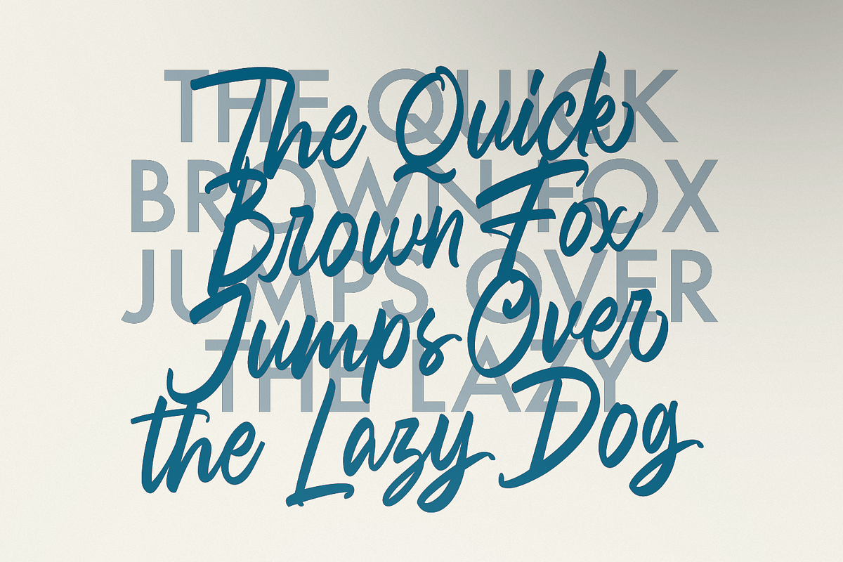 Ravvegin - Calligraphy Font, a Handwritten Font by Haps Space (Photo 7 of 15)