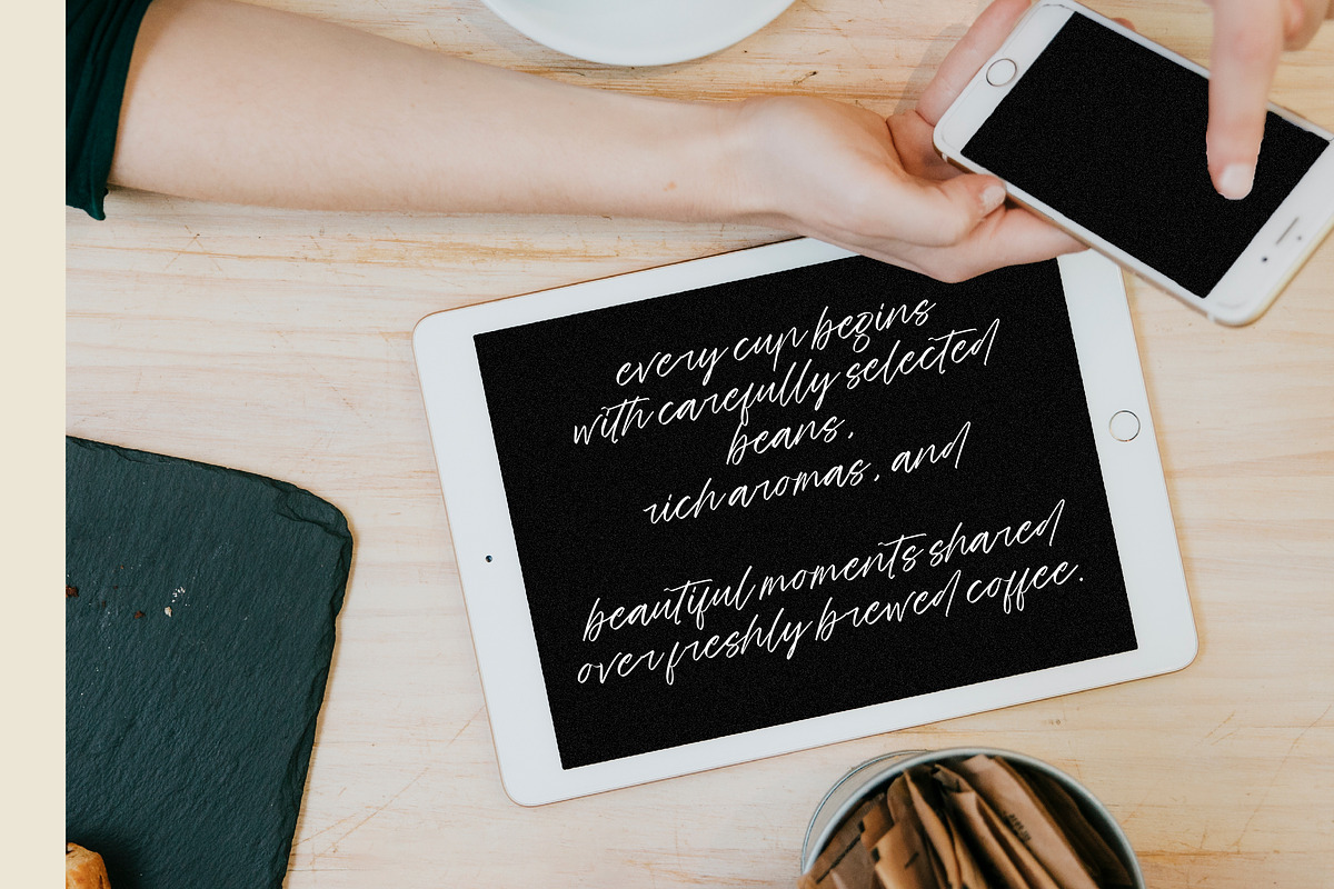 Tirgola, a Script Font by operatype.co (Photo 2 of 8)