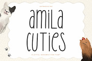 Amila Cuties, a Sans Serif Font by Prioritype Co (Thumbnail 1 of 10)