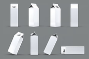 4 Types Milk/Juice Cartons Mockup, a Packaging Mockup by Hubzway (Thumbnail 9 of 13)