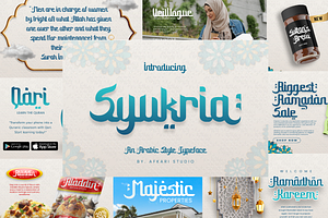 Arabic Style Font Bundle