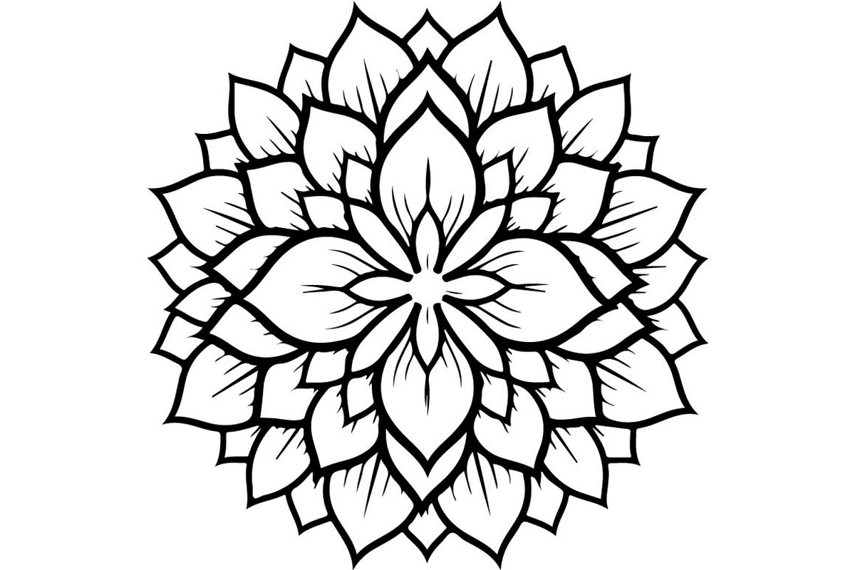 Floral Mandala, an Object Graphic by Designer_Momina (Photo 12 of 19)