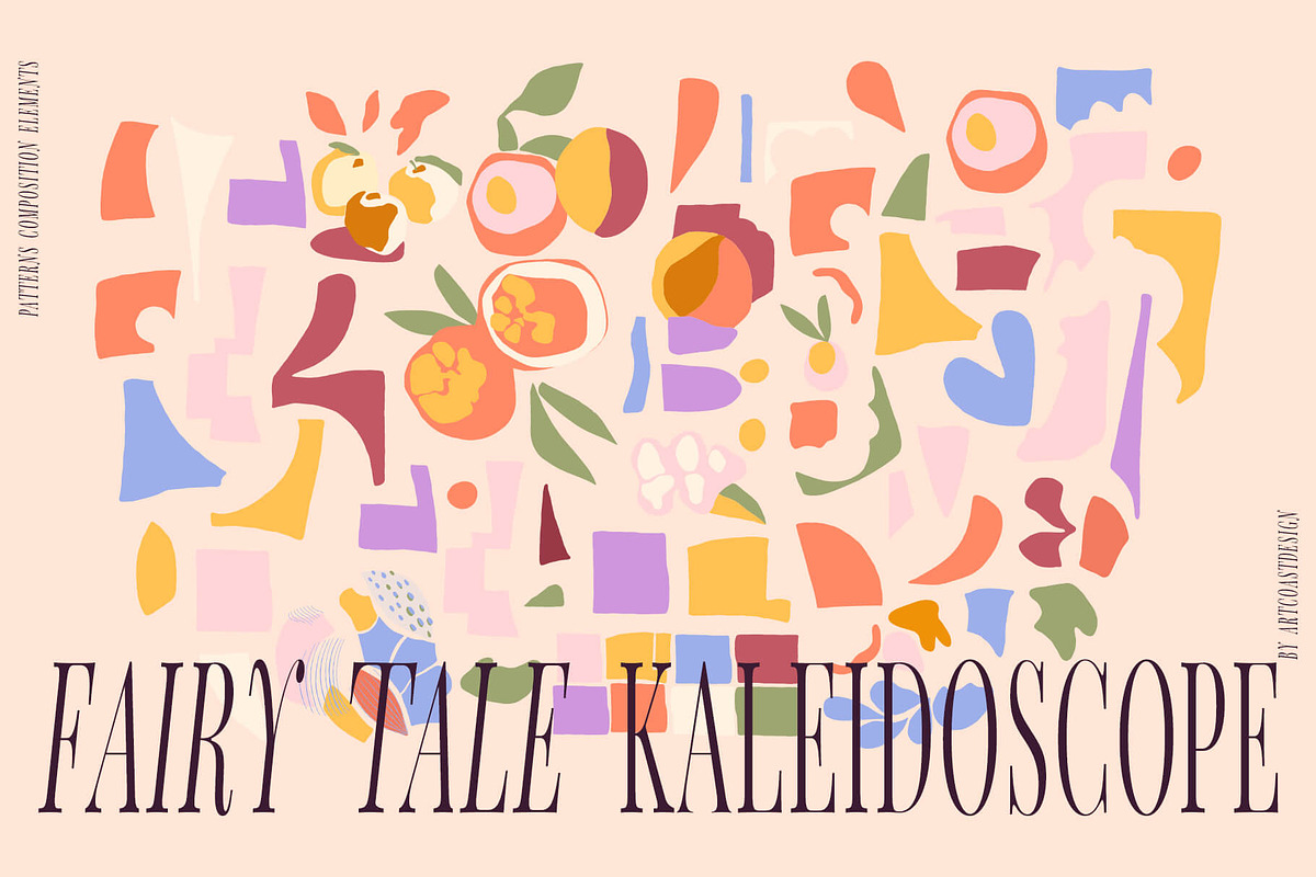 Fairy Tale Kaleidoscope Patterns, a Pattern Graphic by nadispasibenko (Photo 2 of 11)