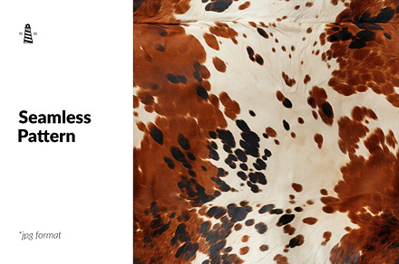 Cowhide seamless pattern, a Graphic by Norse Studio