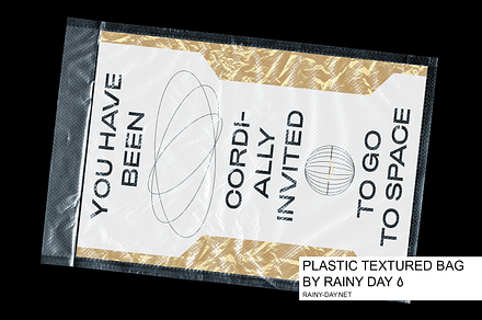 Plastic Transparant Textured Bag