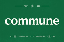 GC Commune – Modern Inktrap Serif