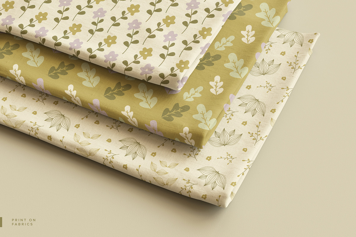 Botanical Seamless Patterns, a Pattern Graphic by studiocolectivo (Photo 10 of 12)
