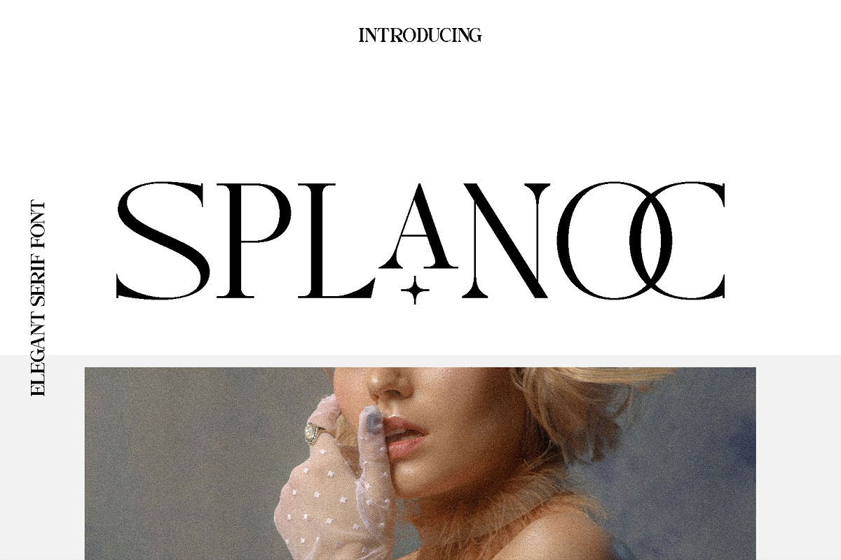 Splanoc Elegant Serif Font, a Serif Font by Luna Shop (Photo 1 of 6)