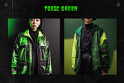 Toxic green seamless patterns pack, a Pattern Graphic by Gudiny (Thumbnail 2 of 8)