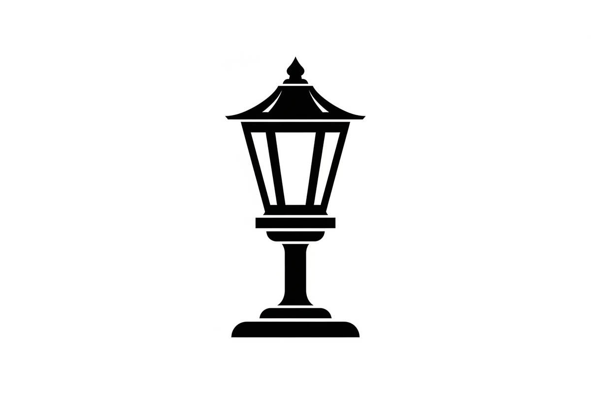 Vintage Street Lantern Silhouette Bu, an Illustration by hafijul (Photo 20 of 51)