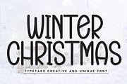 Winter Christmas | Script Font, a Script Font by Scratchones (Thumbnail 1 of 8)