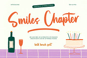 Smiles Chapter Bold Brush Font, a Script Font by Letterena Studios Script (Thumbnail 1 of 20)