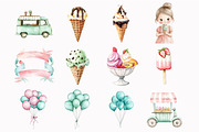 Ice Cream Truck Clipart, an Illustration by Design Market (Thumbnail 4 of 4)