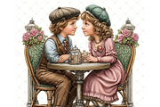 Romance Time Clipart JPG, a Person Illustration by Memories By Lea (Thumbnail 12 of 20)