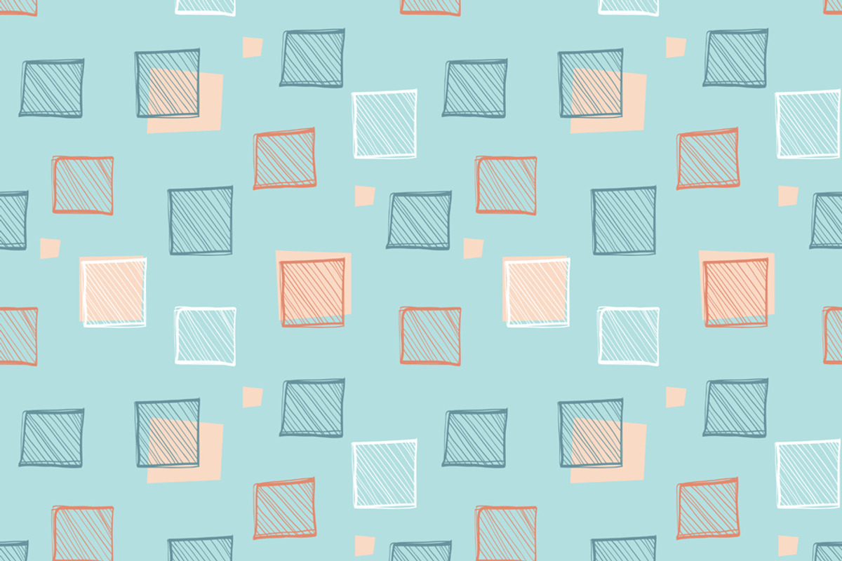 Vector geometrical seamless set. preview 5