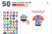 50 Real Estate Icons, an Outline Icon by Dighital (Thumbnail 5 of 10)
