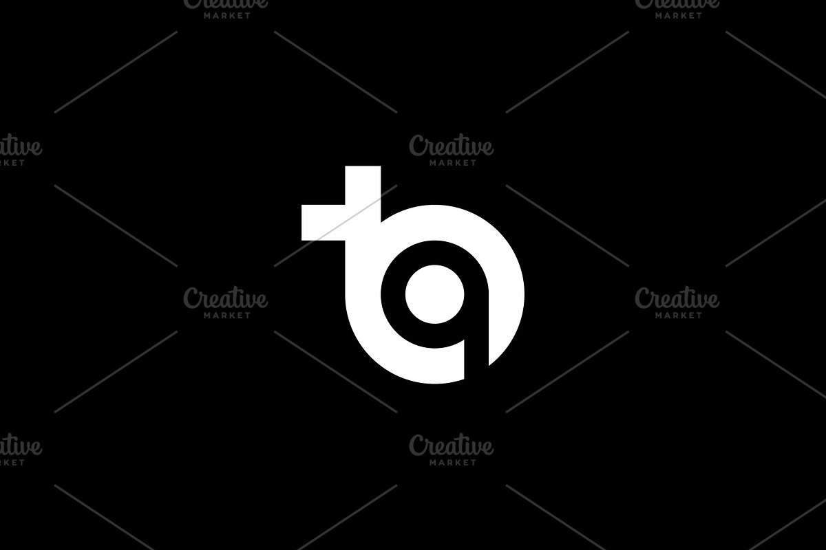letter TQ or QT initial logo, a Branding & Logo Template by Rasagama Studio