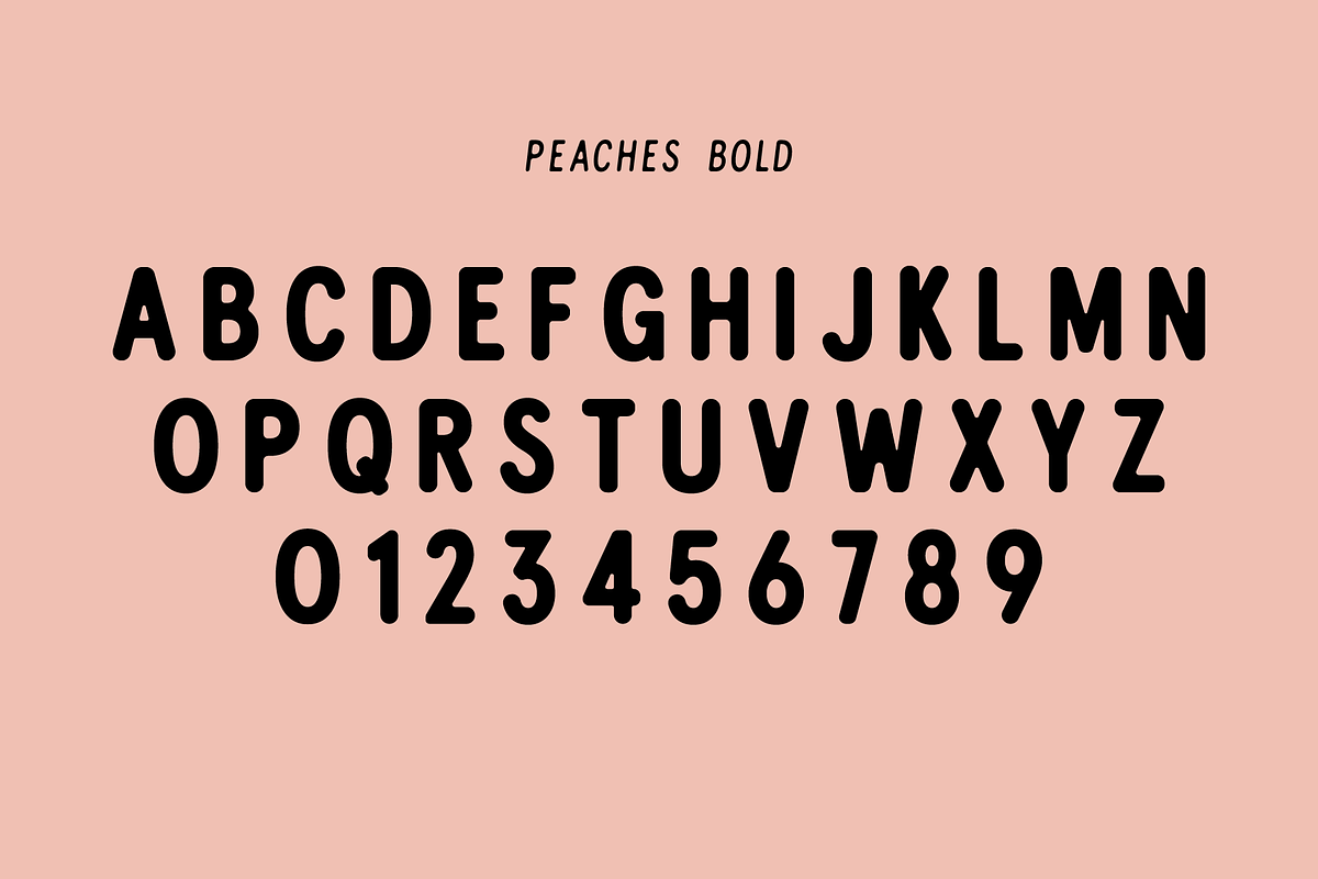 Peaches - Font Family, a Font by Press & Pen (Photo 11 of 11)