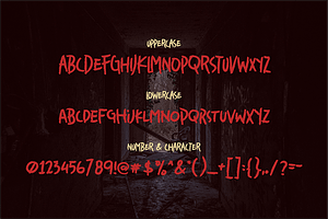 Gruesome - Horror Font