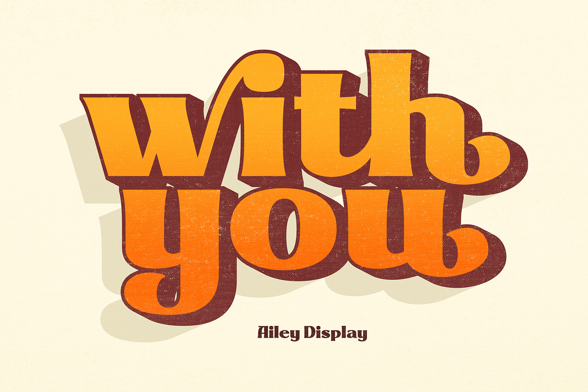Ailey Display, a Serif Font by Graptail (Photo 13 of 16)
