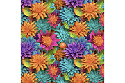 3D Seamless Floral Backgrounds, a Plants & Tree 3D Model by RobinElkthunder (Thumbnail 6 of 10)