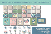 Mid Century Patterns & Posters, a Pattern Graphic by Blynn Pippen (Thumbnail 2 of 10)