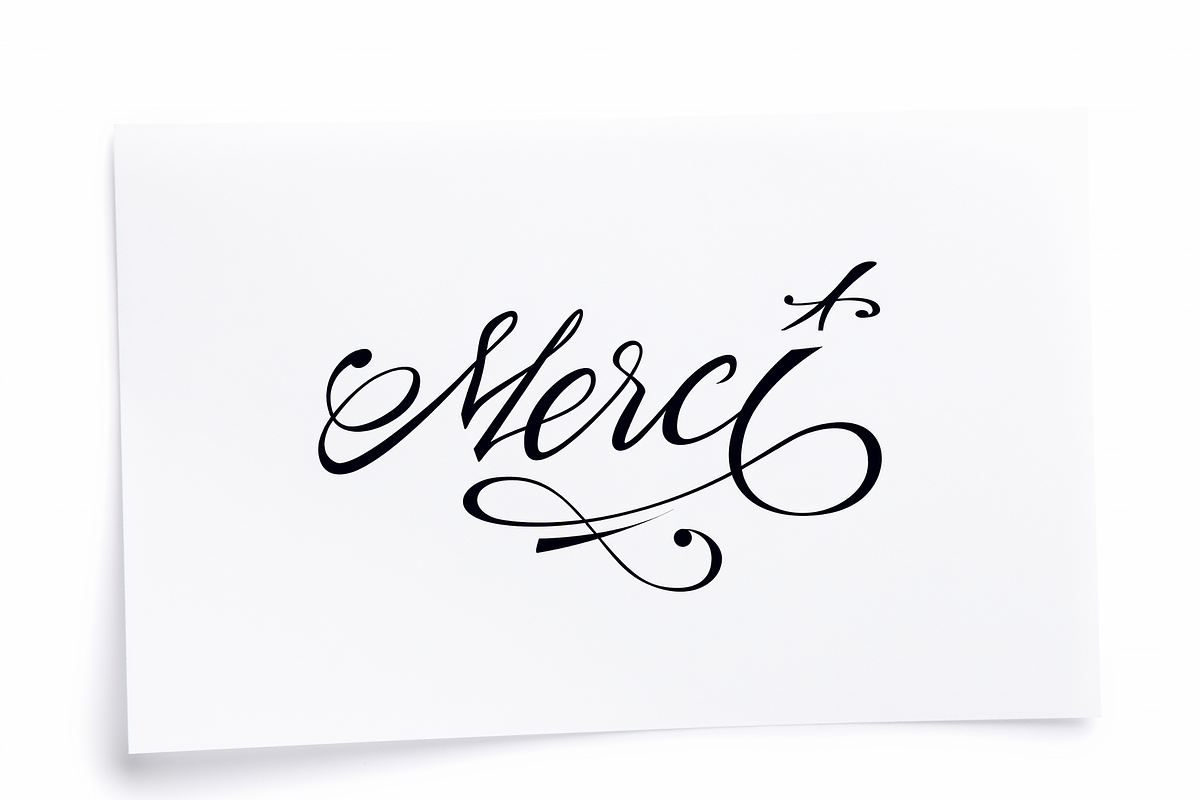 Merci - Vector, an Object Graphic by Guillaume Laserson (Photo 3 of 3)