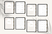 Undated Digital Life Planner iPad, a Templates & Theme by HoneyGlowStudioCo (Thumbnail 3 of 9)