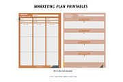 Printable Marketing Plan - Small Biz, a Stationery Template by Bella+Sophia Creative (Thumbnail 3 of 4)