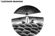 Stipple Brushes For Procreate, a Brush Add-On by Nuclear Brushes (Thumbnail 7 of 10)