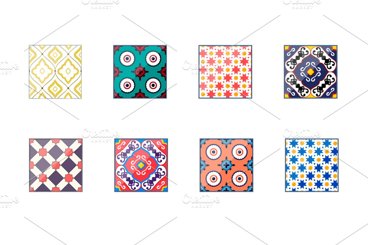 Azulejo Pattern VECTOR. Moroccan, a Pattern Graphic by Natalka Dmitrova art (Photo 22 of 29)