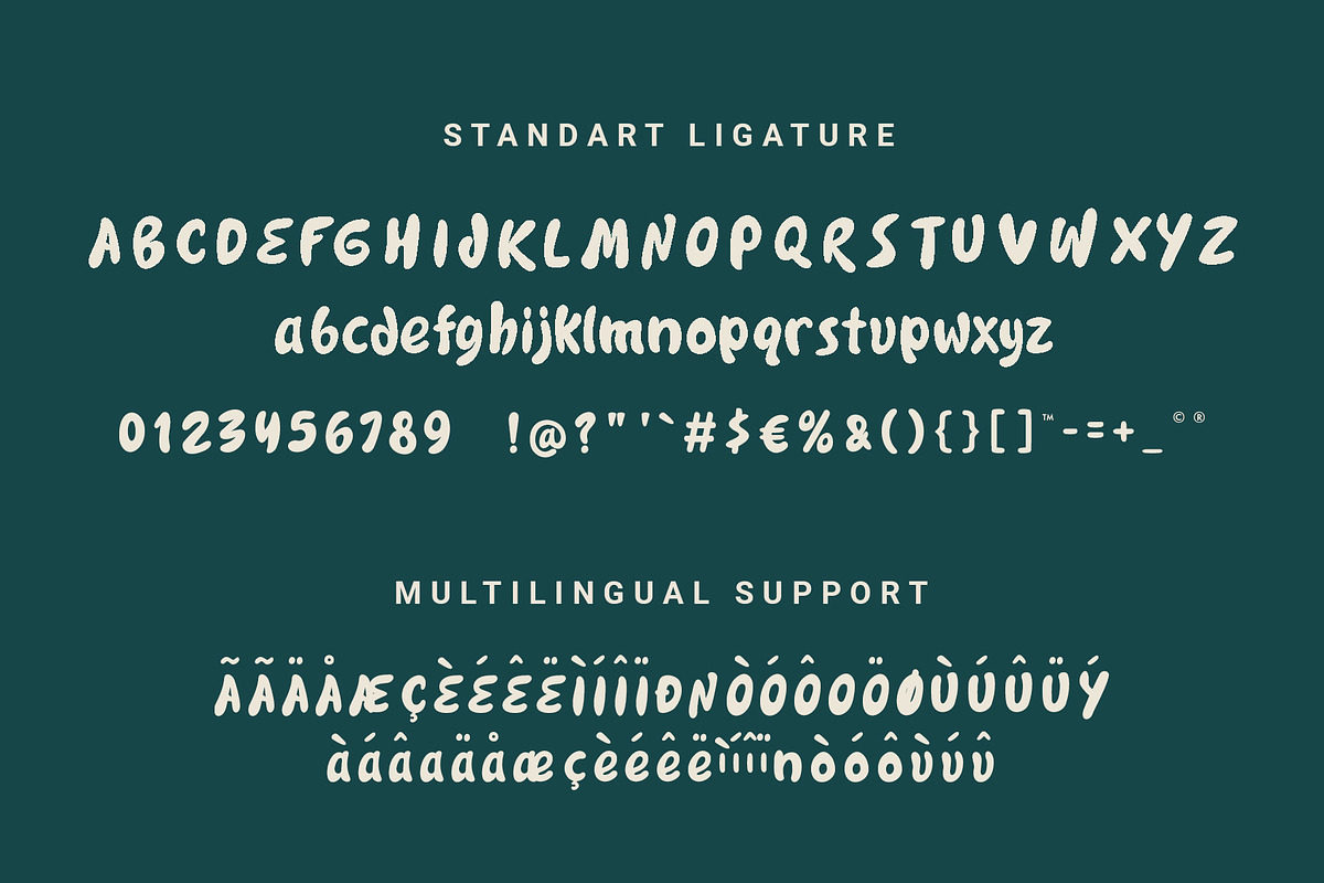 Bogobit - Handwritten Bubble Font, a Handwritten Font by RHD Creative Studio (Photo 8 of 9)