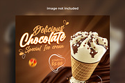 Chocolate day social media poster, a Social Media Template by mdmijanur0187 (Thumbnail 3 of 3)