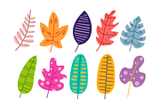 50 Colorful Leaf Clipart, a Graphic by judayartworks (Thumbnail 6 of 6)