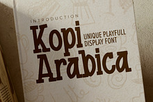 Kopi Arabica-Unique Playful Display