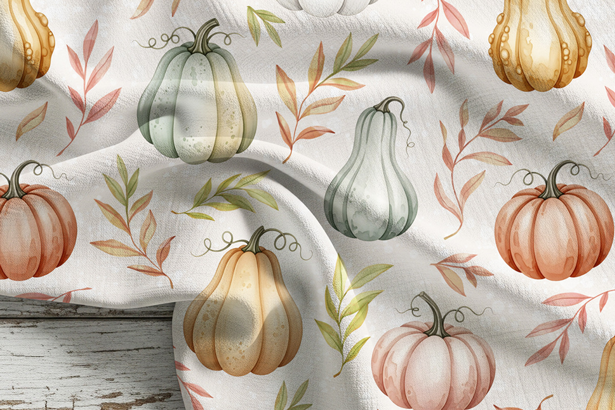 Autumn Pumpkins Seamless Pattern, a Pattern Graphic by Kreeya Art Shop (Photo 8 of 13)