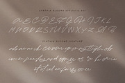Cynthia Blooms - Ligature Font, a Script Font by Dirtyline Studio (Thumbnail 10 of 11)