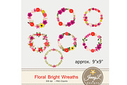 Floral Wedding Wreaths, an Illustration by JennyL Designs (Thumbnail 4 of 7)