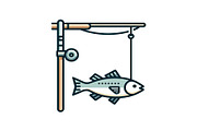 Minimal Fishing Rod, an Object Graphic by yasushie (Thumbnail 13 of 16)