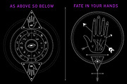 Triangle Alchemy - Vector Set, a Decorative Illustration by The Gypsy Goddess (Thumbnail 4 of 10)
