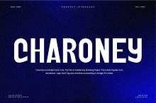 Charoney - Modern Sans Font